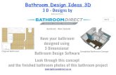 Bathroom design, Bathroom design ideas 3D #2