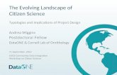 The Evolving Landscape of Citizen Science