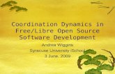 Coordination Dynamics in Free/Libre and Open Source Software