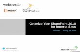 Webtrends for SharePoint 2010 - January 19 2012 Webinar Slides