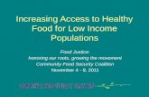 Access to Healthy Food for Underserved Populations