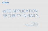 Web Application Security in Rails