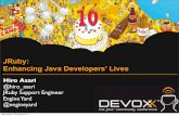 JRuby: Enhancing Java Developers Lives