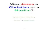 Was Jesus a Christian or a Muslim ? ( Book )