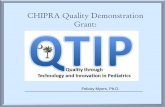 CHIPRA Quality Demonstration Grant: Quality Through Technology and Innovation