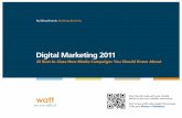 Digital Marketing 2011