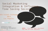 Social Marketing Integration & Influence --Time-saving Secrets