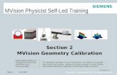 Section 2  M Vision Geometry Calibration  V Mc 062707 V Rjo062807
