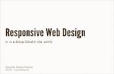 Responsive Web Design e a Ubiquidade da Web