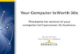 Your computer is worth 30 cents - Gunter Ollmann