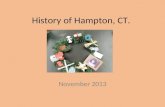 History of hampton, ct kendall