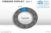 Timeline roadmap display style design 1 powerpoint ppt slides