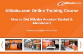 How to Get Alibaba Account Started & Maintained