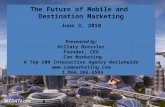 Future of Mobile for Destination Marketing and Travel