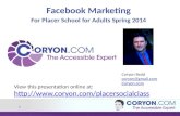 Facebook Marketing - Placer School for Adults Spring 2014