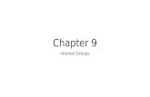 Chapter 11 interest groups