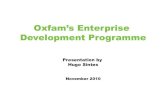 TBN MDC '10 - Hugo Sintes - Oxfam EDP (Enterprise Development Programme)