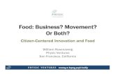 Food: Business, Movement, or Both? WB Rosenzweig