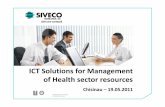 ICT Solutions for Management of health sector resources