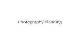 Photography planning