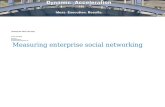 Measuring the value of enterprise social networking shared