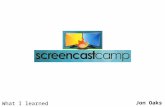 Screencast Camp 2012