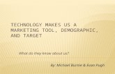 Technology makes us a marketing tool, demographic