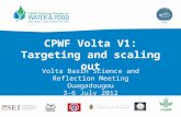 Targeting and Scaling Out Agricultural Water Management Interventions in the Volta River Basin (2012)