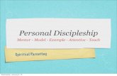 Spiritual discipleship 1