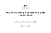 Reward and recognition June 2013