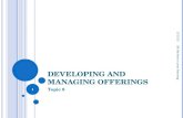 developing and managing offerings