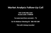 Market Analysis Follow-Up Call