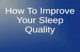 Tips for sleep