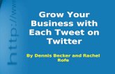Grow your business with each tweet on twitter
