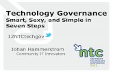 Technology Governance: Smart, Sexy and Simple in Seven Steps