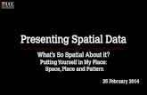 Presenting Spatial Data: Whats so spatial about spatial?