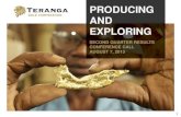 Teranga Gold Q2 2013 Presentation