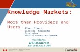 Knowledge Markets