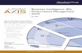 Business Intelligence: Performance Management AXIS, Q1, 2009