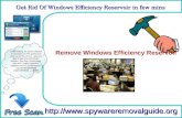 Remove Windows Efficiency Reservoir In Few Simple Automatic Steps