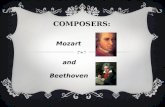 Composers mozart and beethoven