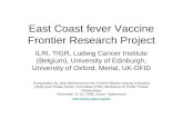 East Coast Fever Vaccine Frontier Research Project
