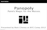 Panopoly: Panels Magic for the Masses
