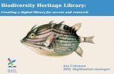 Joe Coleman Biodiversity Heritage Library
