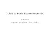 Guide to basic ecommerce seo