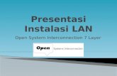 Presentasi instalasi lan (osi layer)