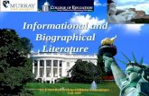 Informational and Biographical Literature: 2003 version