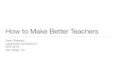 How to make better teachers