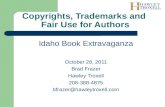 Copyrights, Trademarks, and Fair Use for Authors