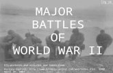 Major Battles Of WW2